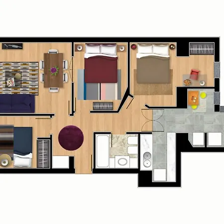 Pn New Ac! Stylish & Central- View To Tram 28! 아파트 *